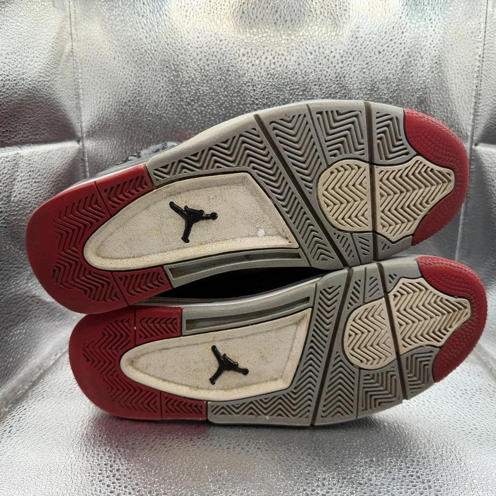 Size 10 Air Jordan Dub‎ Zero Black/Gym Red-Wolf Gray Mens Shoes 311046-013